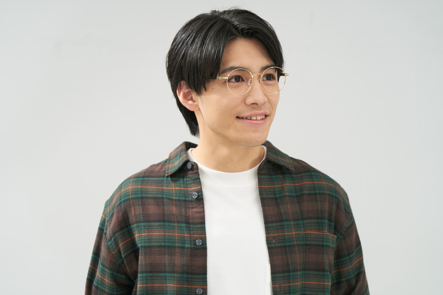 コンビネーションフレームのボストン型/FASHION RUBBER COMBI