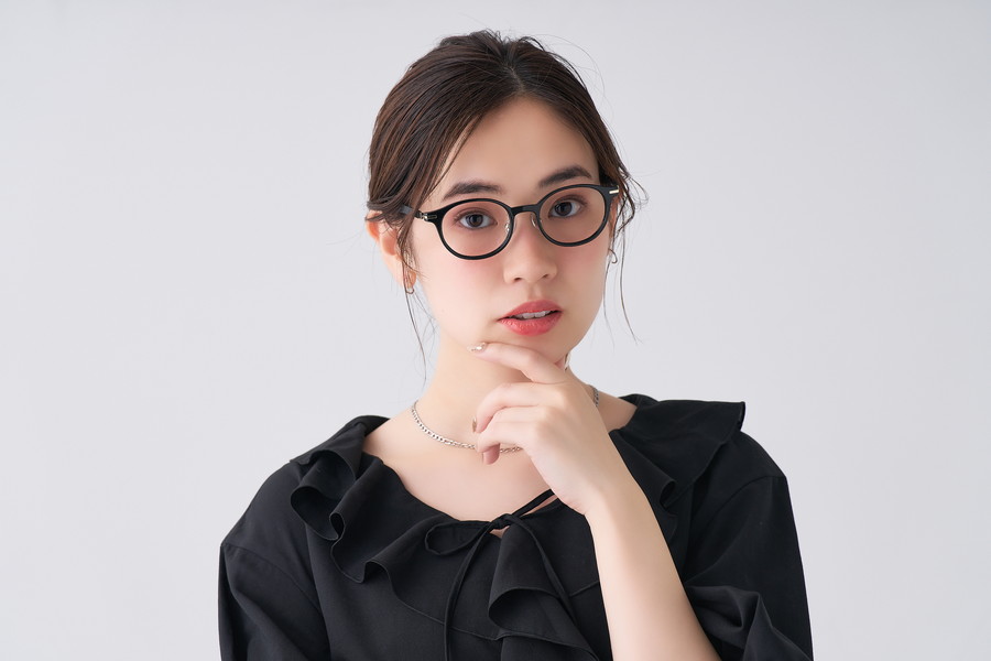 コンビネーションフレームのボストン型/FASHION RUBBER COMBI