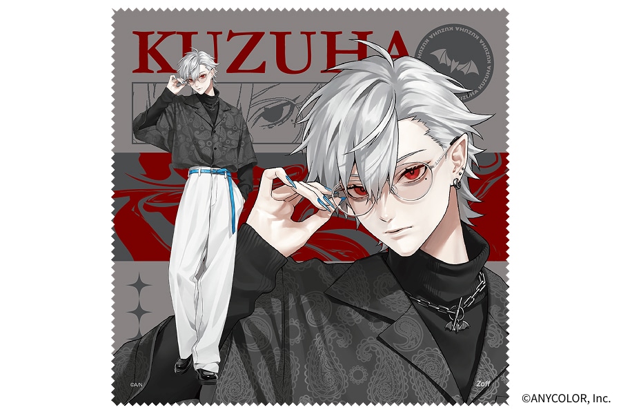 Zoff | にじさんじ 大判メガネ拭き/両面仕様(葛葉)（Z0262011-1201