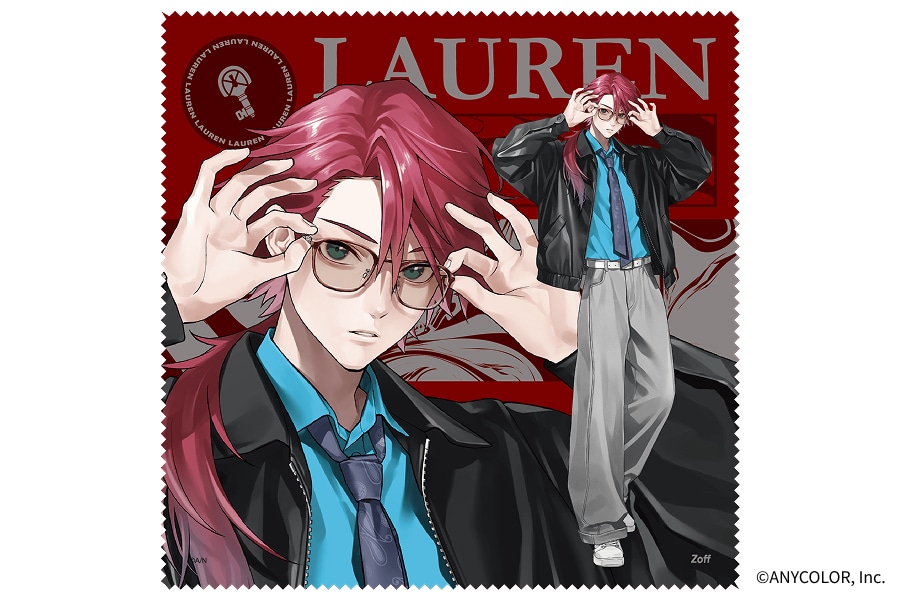 Zoff | にじさんじ 大判メガネ拭き/両面仕様(ローレン・イロアス