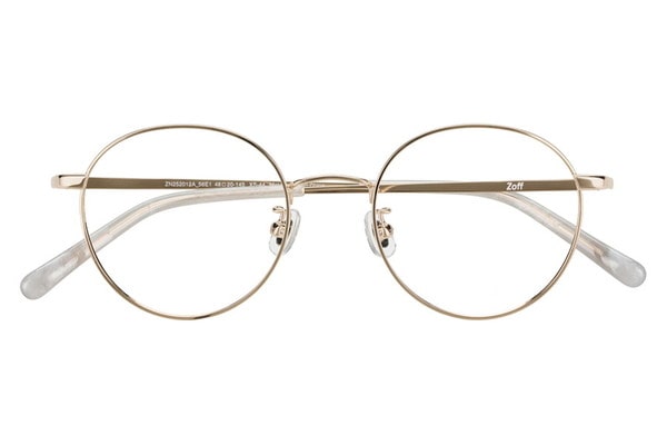 ◆美品 大正時代 ケース付！丸型 12金張り ボシュロム社製 メタルフレーム 小さめサイズのボストン型メタルフレーム（ZN252012-56E1）｜メガネの