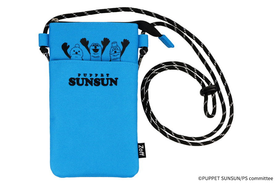Zoff｜PUPPET SUNSUN サコッシュ型メガネケース