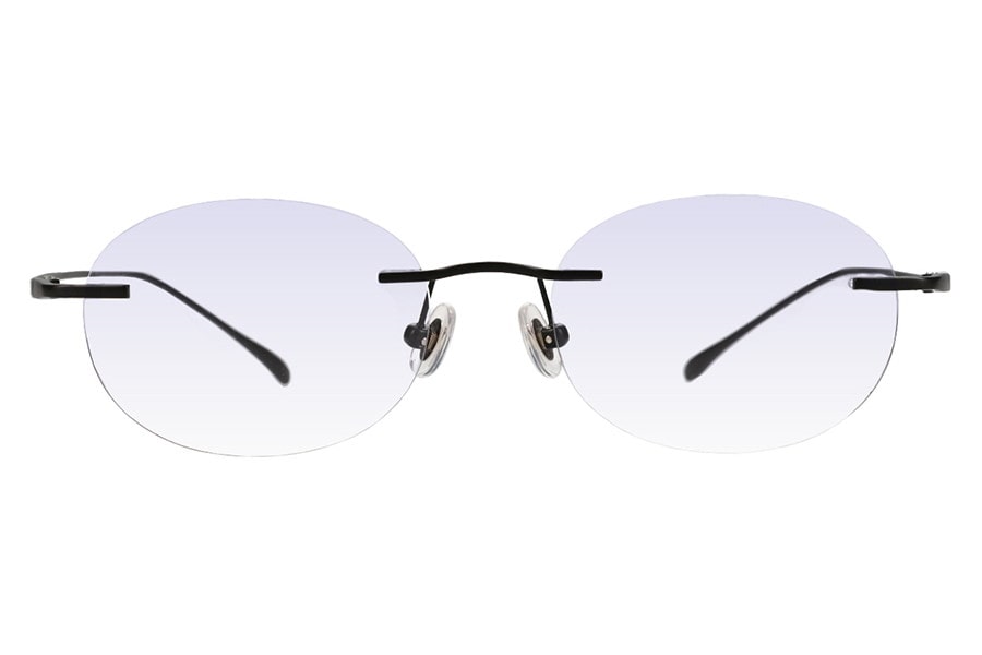 SUNCUTGlasses/トレンドのリムレス オーバル型サングラス（ZG263G01