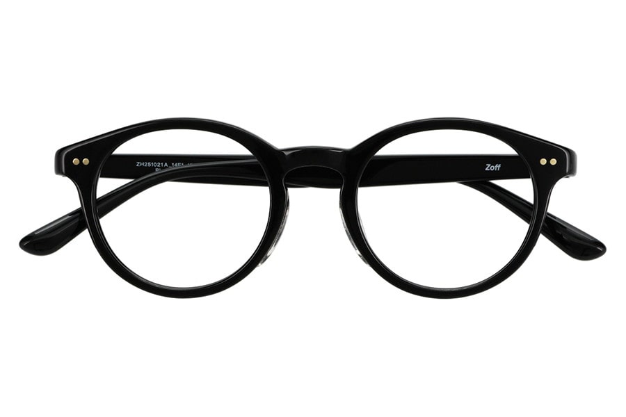 Zoff 眼鏡 シンプル 黒 ブラック ケース付き レンズ付き めがね メガネ メガネのZoffオンラインストア（めがね・眼鏡ブランド）