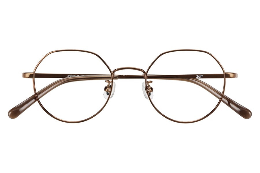 小さめサイズのボストン型メタルフレーム（ZN252013-43E1）｜メガネの