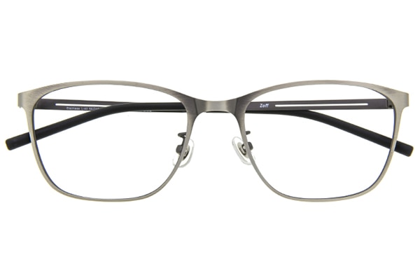 WEB限定価格】STAINLESS METAL (ビジネス) ZY72018B2】(メガネ メンズ ウエリントン グレー) メガネの