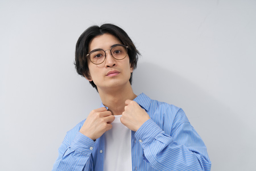 SUMMER TREND[鼻高みえメガネ][中顔面短縮みえメガネ]（ZA242009-48A1