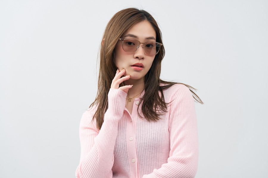 パーソナルカラーサングラス Spring Type ウェリントン型[WEB限定商品
