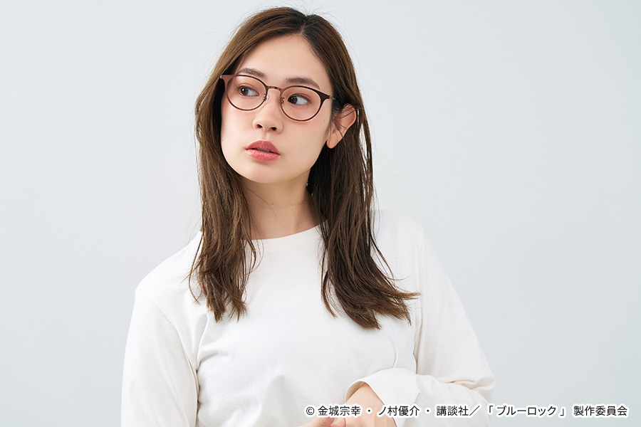 Zoff | ブルーロック 氷織 羊モデル（ZF262007-43F1）｜メガネのZoff