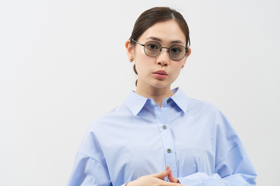 トレンドカラーが特徴のボストン型メタル(WEB限定)SUNCUTGlasses/UV100