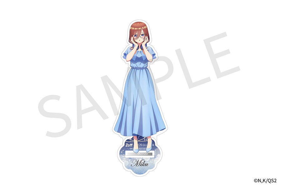 Zoff｜五等分の花嫁＊ 中野三玖モデル【ご予約限定特典アクリルスタンド付き】