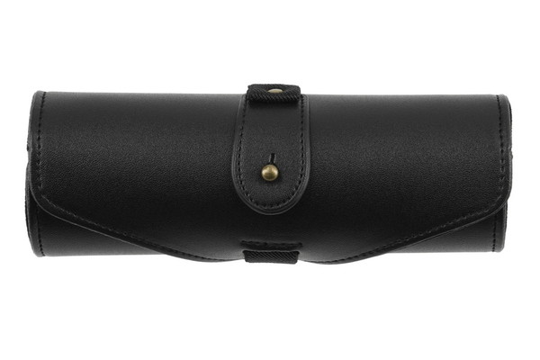 セール価格]メガネケース(筒形/ロールケース)（Roll-case-BK