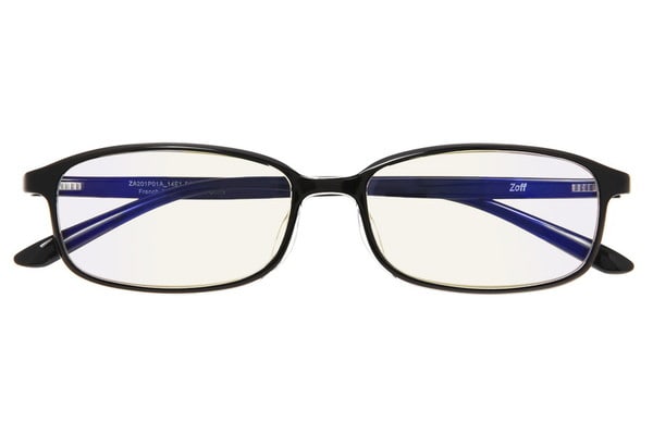 WEB限定価格]Zoff PC(ブルーライトカット率約50%) ZA201P01-14E1】(PCメガネ/老眼鏡 UNISEX スクエア ブラック)  - メガネのZoffオンラインストア