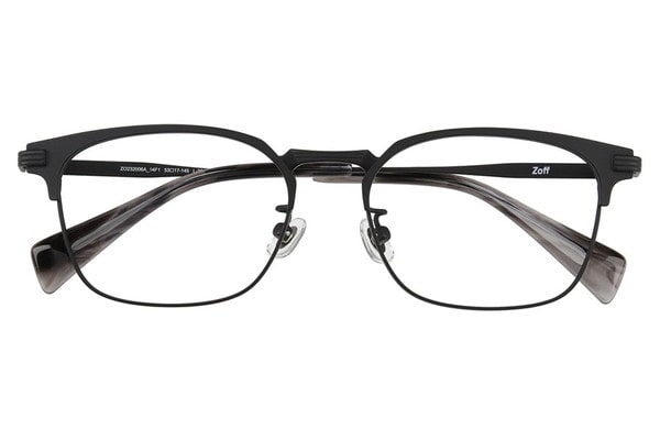 スペシャルプライス]気品を感じる細身ブローシェイプのBLACK