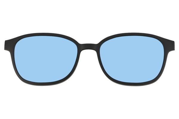 Zoff 度ありブルーライト付きメガネ+ケース メガネケース(ネオレザーケース/ブルー)（Neo-L-Case3-BL