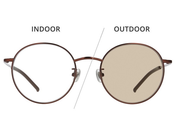 BLANC B0015 ツーブリッジ　調光カラーレンズ　美品　メガネ BLANC B0015 ツーブリッジ 調光カラーレンズ 美品 メガネ BLANC