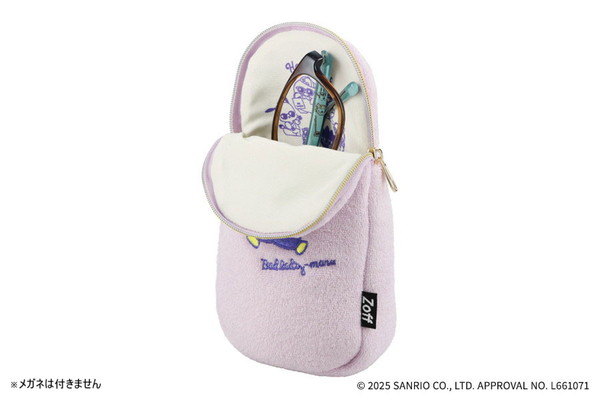 セール価格]Zoff｜はぴだんぶい ソフトポーチケース バッドばつ丸