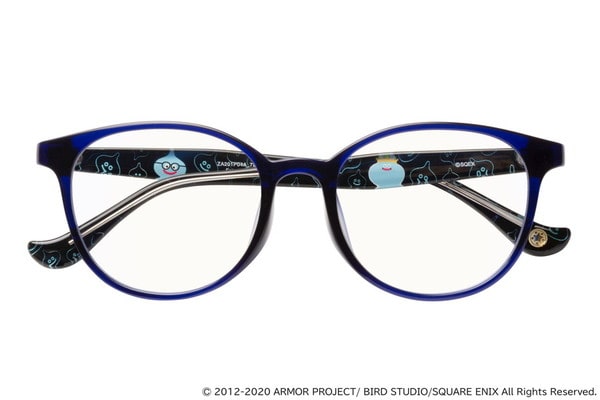 スライムモデル Zoff Pc ブルーライトカット率約35 Za1p04 72e1 Pcメガネ 老眼鏡 Unisex ボストン ブルー メガネのzoffオンラインストア