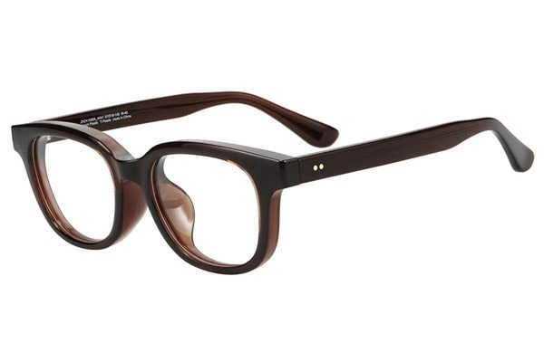 ＼半額SALE／ かけるだけで存在感がある太縁メガネ（ZA241066-44A1）｜メガネ メガネ・老眼鏡