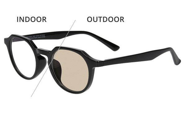 WEB限定セール価格]SUNGLASSES(調光レンズ搭載)(WEB限定商品) ZA241G04-14E4 ZA241G04_14E4】(サングラス  UNISEX ボストン ブラック) - メガネのZoffオンラインストア