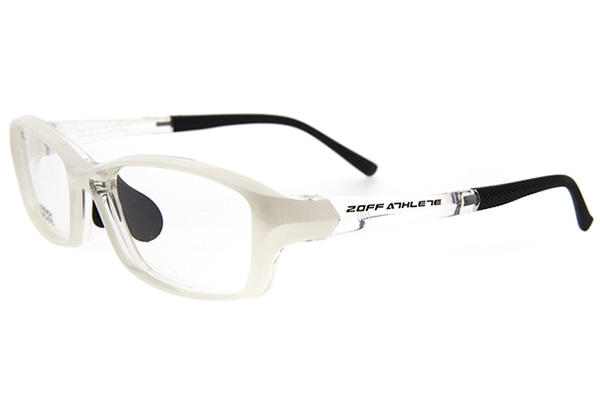 アウトレット価格]Zoff SPORTS ZA61009-B-4 ZA61009_B-4】(メガネ UNISEX スクエア ホワイト) - メガネの Zoffオンラインストア