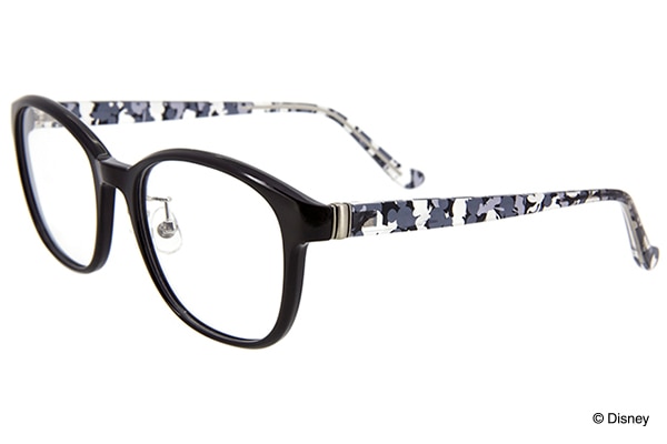第1弾セール8 16まで Disney Collection Happiness Series Silhouettes Za B 1b メガネ Unisex ウエリントン ブラック メガネのzoffオンラインストア