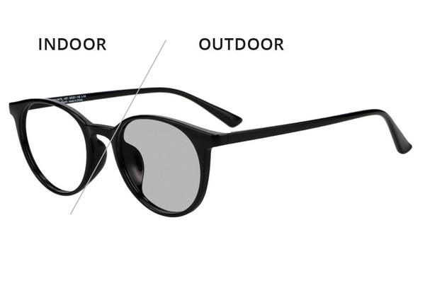 広告着用商品】SUNCUTGlasses調光/UV100%CUT (度なし調光レンズ搭載