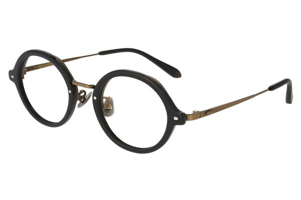 D.D.spectacles ZF231003-14E2】(メガネ MEN ラウンド ブラック 