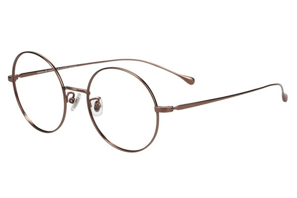 大きめサイズが特徴のラウンド型チタンフレーム（ZF253003-43E1