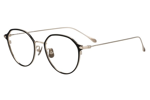 ゆうちゃん様G030_A2ゴールドフレーム 華やかさのあるボストン型チタンフレーム（ZG253005-14F1