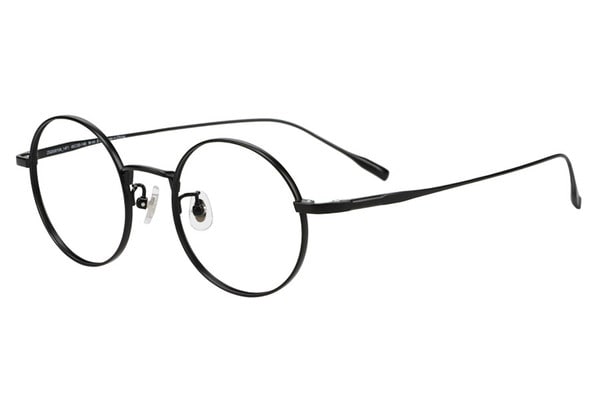 知的な印象のラウンド型チタンフレーム（ZG253010-14F1）｜メガネの