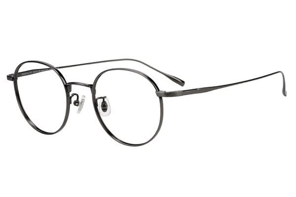 知的な印象のボストン型チタンフレーム（ZG253011-17F1）｜メガネの