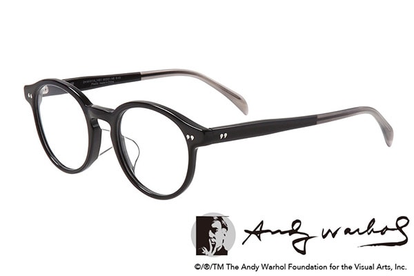 Web限定価格 I M Andy Warhol Self Portrait Zh 14e1 メガネ メンズ ボストン ブラック メガネのzoffオンラインストア