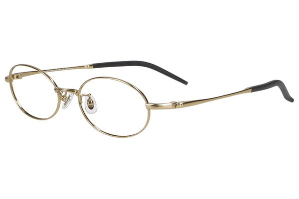Titanium Premium ビジネス Zo213001 56e1 メガネ Men オーバル ゴールド メガネのzoffオンラインストア