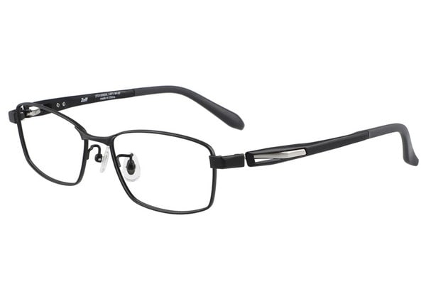 WEB限定価格]軽くて壊れにくい Zoff SMART BUSINESS Titanium Premium ZT213002-14F1  ZT213002_14F1】(メガネ MEN スクエア ブラック(マット)) - メガネのZoffオンラインストア