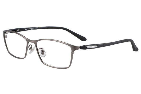 WEB限定価格]軽くて壊れにくい Zoff SMART BUSINESS Titanium Premium ZT213005-17E1  ZT213005_17E1】(メガネ MEN スクエア グレー(ガンメタ)) - メガネのZoffオンラインストア