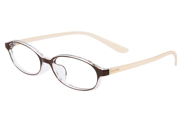 1.0 ズレにくい使用のオーバルフレーム/Zoff Reading ZT231R04-10R1 ZT231R04_10R1】(PCメガネ/老眼鏡  WOMEN オーバル ブラウン(クリア)) - メガネのZoffオンラインストア