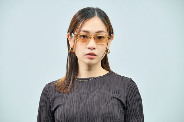 予約終了]#04 Zoff | Naoko Kuroishi HEXAGON SUNCUT GLASSES