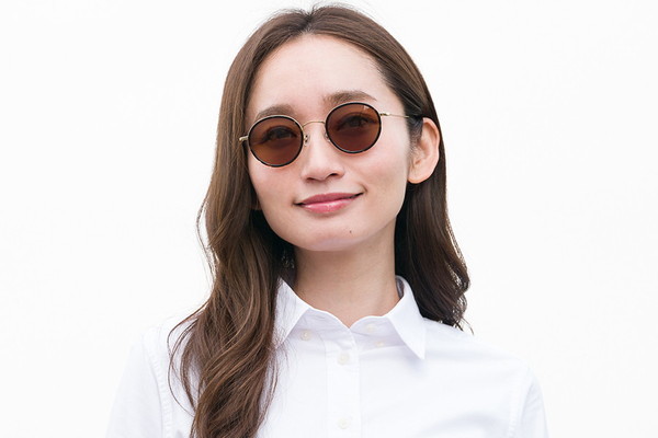 TREND SUNGLASSES/紫外線カット率99.9%以上 ZF201G01-49A1 ZF201G01_49A1】(サングラス WOMEN  ボストン ブラウン(デミ柄)) - メガネのZoffオンラインストア