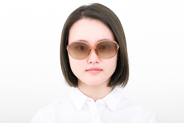 美品⭐︎テラウェア上⭐︎L⭐︎オープンネック スペシャルプライス]BIG SHAPE SUNGLASSES/紫外線カット率99.9