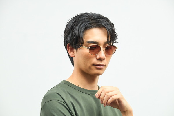 参勤太郎ブラックラウンドサングラス グレープストロベリー2種 参勤