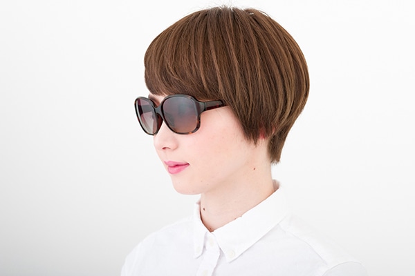 BIG SHAPE SUNGLASSES/紫外線カット率99.9%以上 ZN181G03-49A1