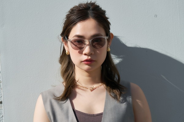 TREND SUNGLASSES/紫外線カット率99.9%以上 ZA181G05-00A1 ZA181G05_00A1】(サングラス UNISEX  ボストン クリア) - メガネのZoffオンラインストア