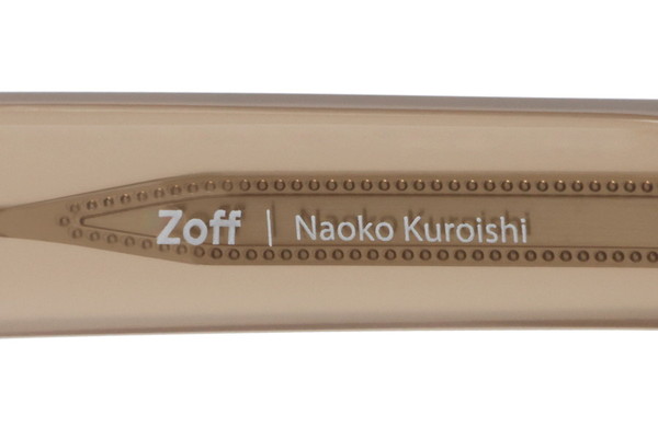 予約終了]#06 Zoff | Naoko Kuroishi WELLINGTON SUNCUT GLASSES