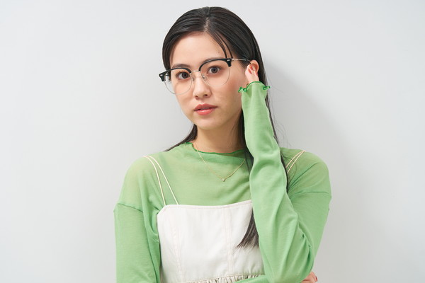 【メガネ】メタル　e cup【0014】 メタルフリーのウェリントンフレーム/GALILEO（ZA241049-64F1