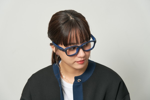 Galileo ブラックフレーム メガネ ZA241049_14F2 Begin特集商品]メタルフリーのウェリントンフレーム/GALILEO