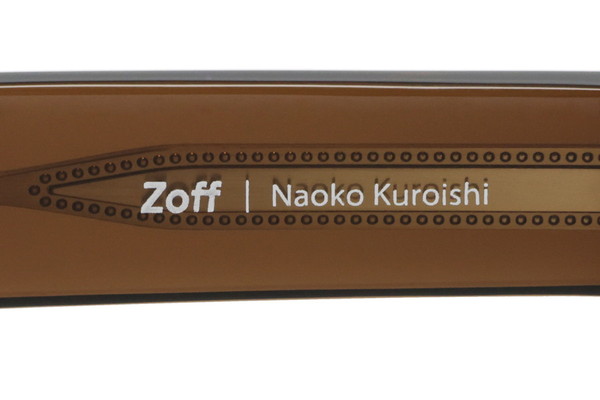 予約終了]#04 Zoff | Naoko Kuroishi HEXAGON SUNCUT GLASSES