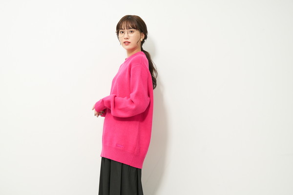 中顔面短縮メガネ　zoff ブラウン Zoff（ゾフ）の「【中顔面短縮みえメガネ】ボストン型 メガネ