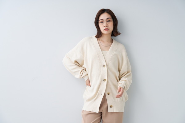 ✨極美品✨GIANFRANCO FERRE 長袖 カットソー ( L ) 綿100％前後2WAYシルケットフレンチスリーブカットソー