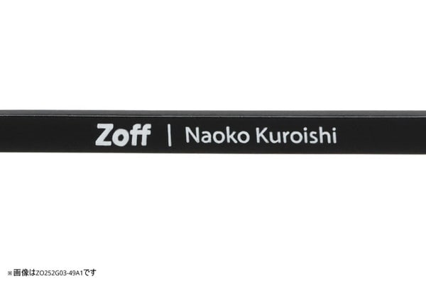 予約終了]#05 Zoff | Naoko Kuroishi BOSTON SUNCUT GLASSES（ZO252G03